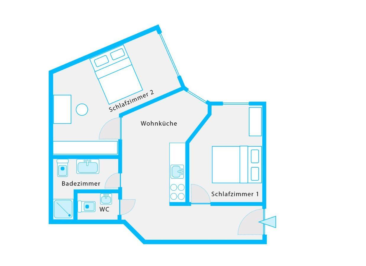 The Mierendorf Hinterhaus, 2 Bed Rooms Up To 4 People Berlín Exteriér fotografie